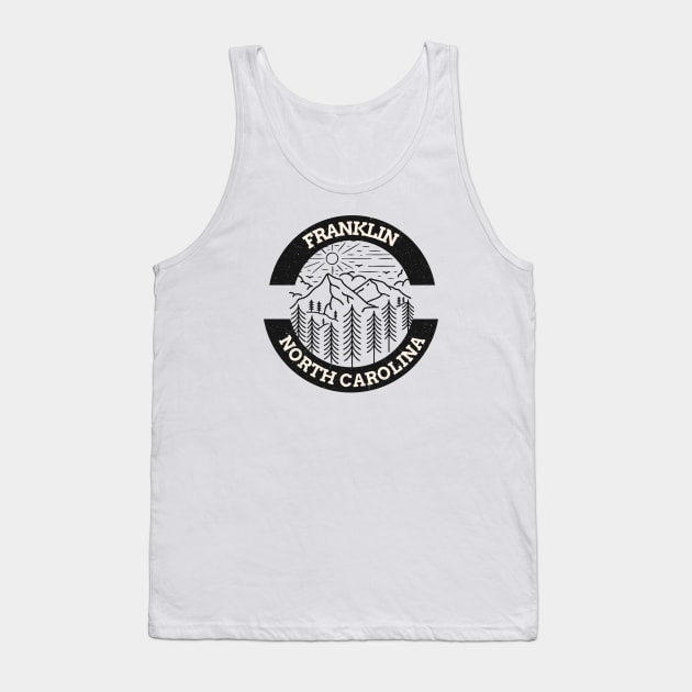 Franklin, North Carolina Tank Top by Mountain Morning Graphics